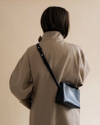 Hedda Mini Handbag Black Leather Flattered