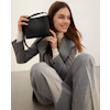 Hedda Mini Handbag Black Leather Flattered