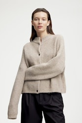 Alpha Short Cardigan Warm Sand Gestuz