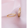 Tiny Twisted Ring Gold Syster P