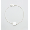 Minimalistica Hammered Bracelet Silver Syster P