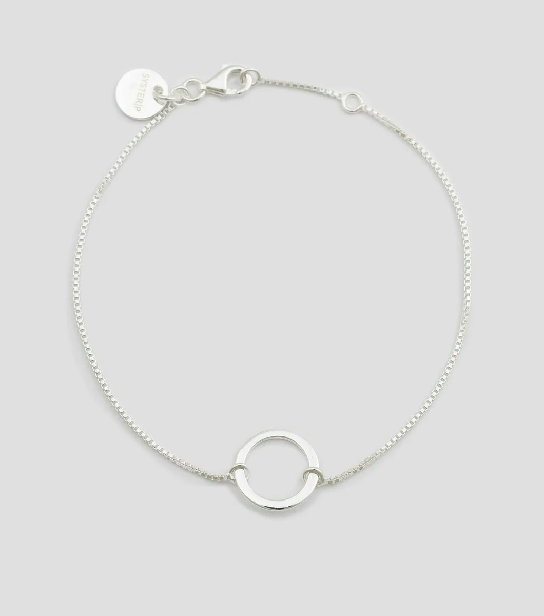 Minimalistica Ring Bracelet Silver Syster P