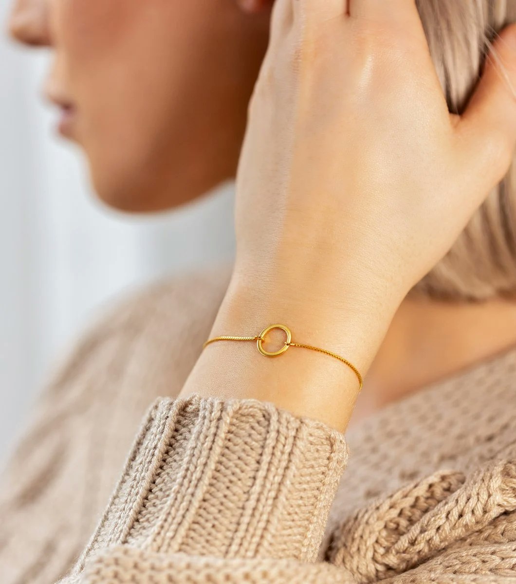 Minimalistica Ring Bracelet Guld Syster P