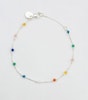 Santa Monica Multicolour Bracelet Silver Syster P