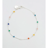 Santa Monica Multicolour Bracelet Silver Syster P