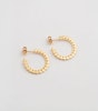 Beaches Small Flat Creols Gold Syster P