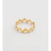 Strict Plain Zigzag Ring Gold Syster P