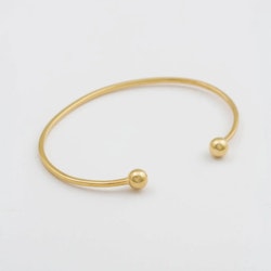 Strict Plain Bangle Ball Gold Syster P