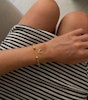 Strict Plain Bangle Ball Gold Syster P