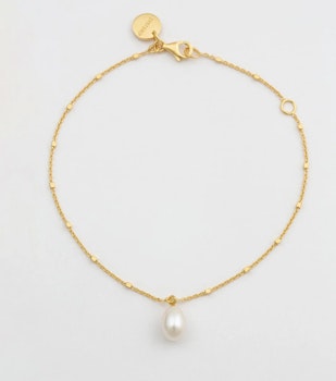 Treasure Single Pearl Bracelet Gold Syster P