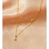 Treasure Single Pearl Necklace Gold Syster P