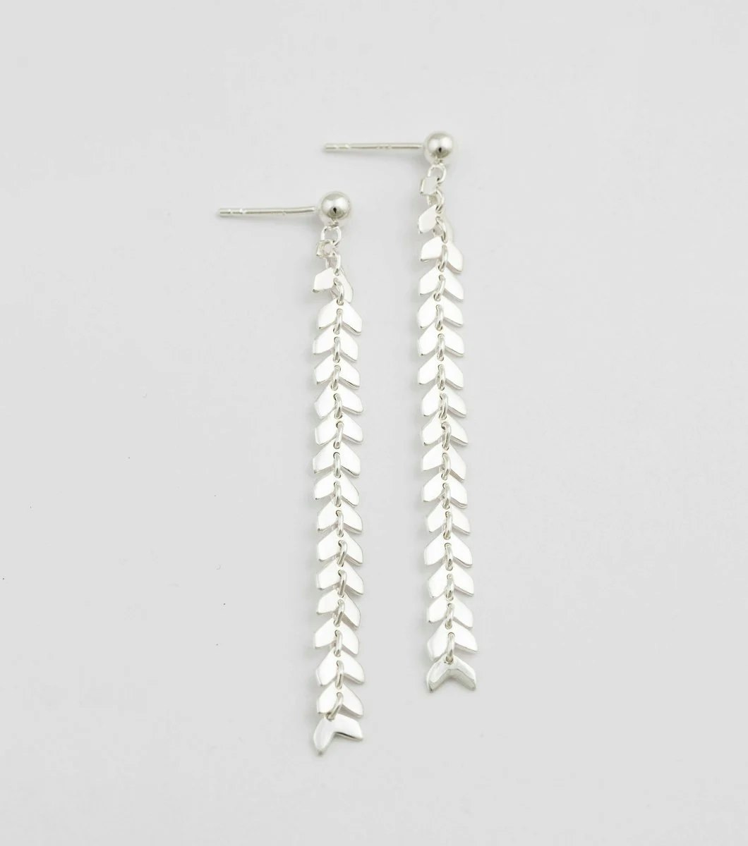 Layers Olivia Earrings Silver Syster P