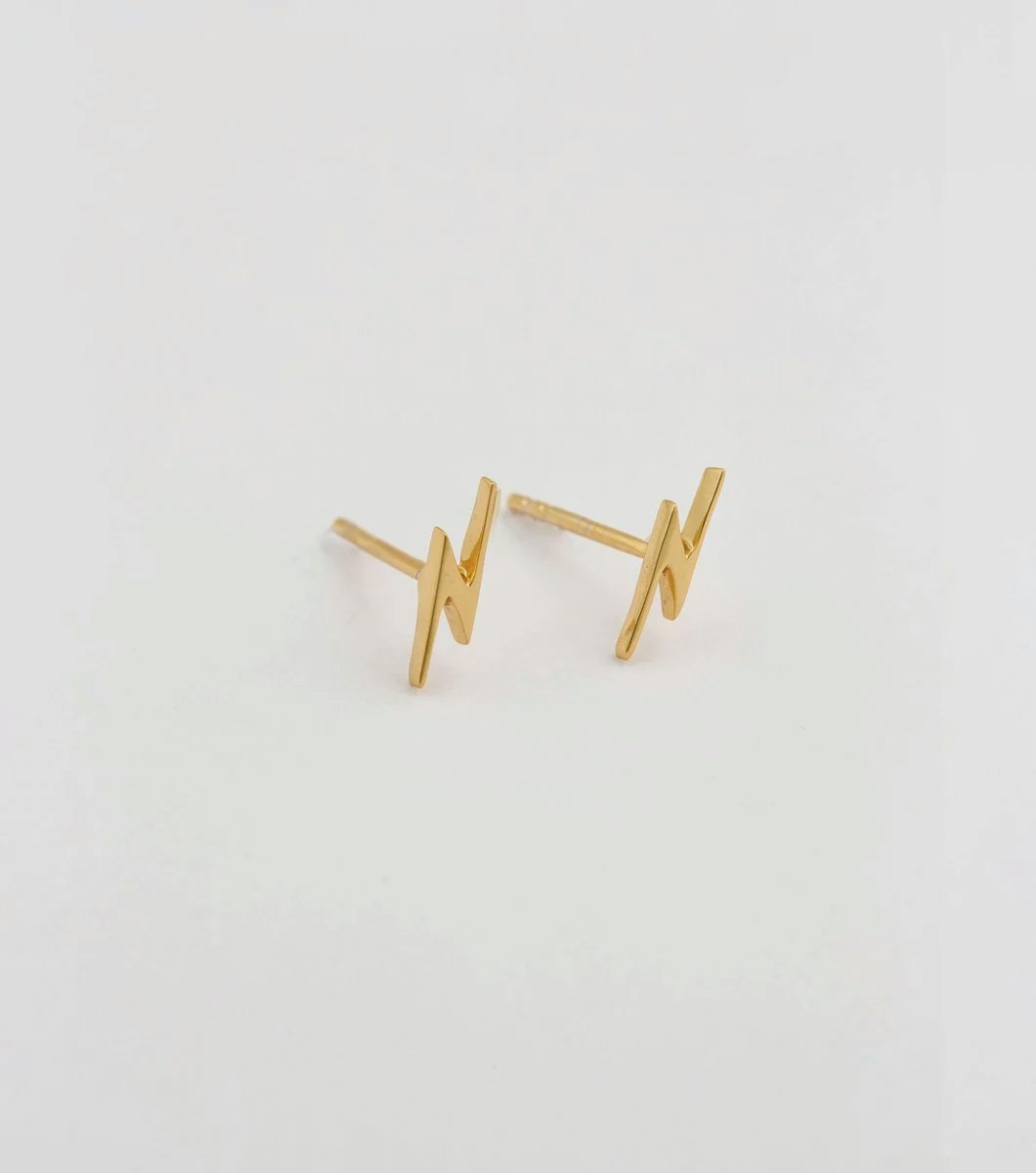 Snap Earrings Flash Gold Syster P