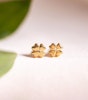 Sparkle Clover Earrings Gold Syster P