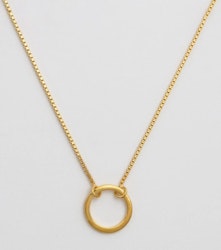 Minimalistica Ring Necklace Gold Syster P