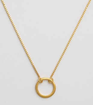 Minimalistica Ring Necklace Gold Syster P