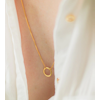 Minimalistica Ring Necklace Gold Syster P