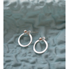 Minimalistica Ring Earrings Silver Syster P