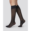 Bea Support Knee Highs Black Swedish Stockings