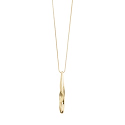 Alberte Teardrop Pendant Necklace Gold Pilgrim