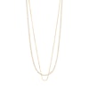 Mille Crystal Necklace 2-in-1 Gold Pilgrim