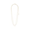 Mille Crystal Necklace 2-in-1 Gold Pilgrim