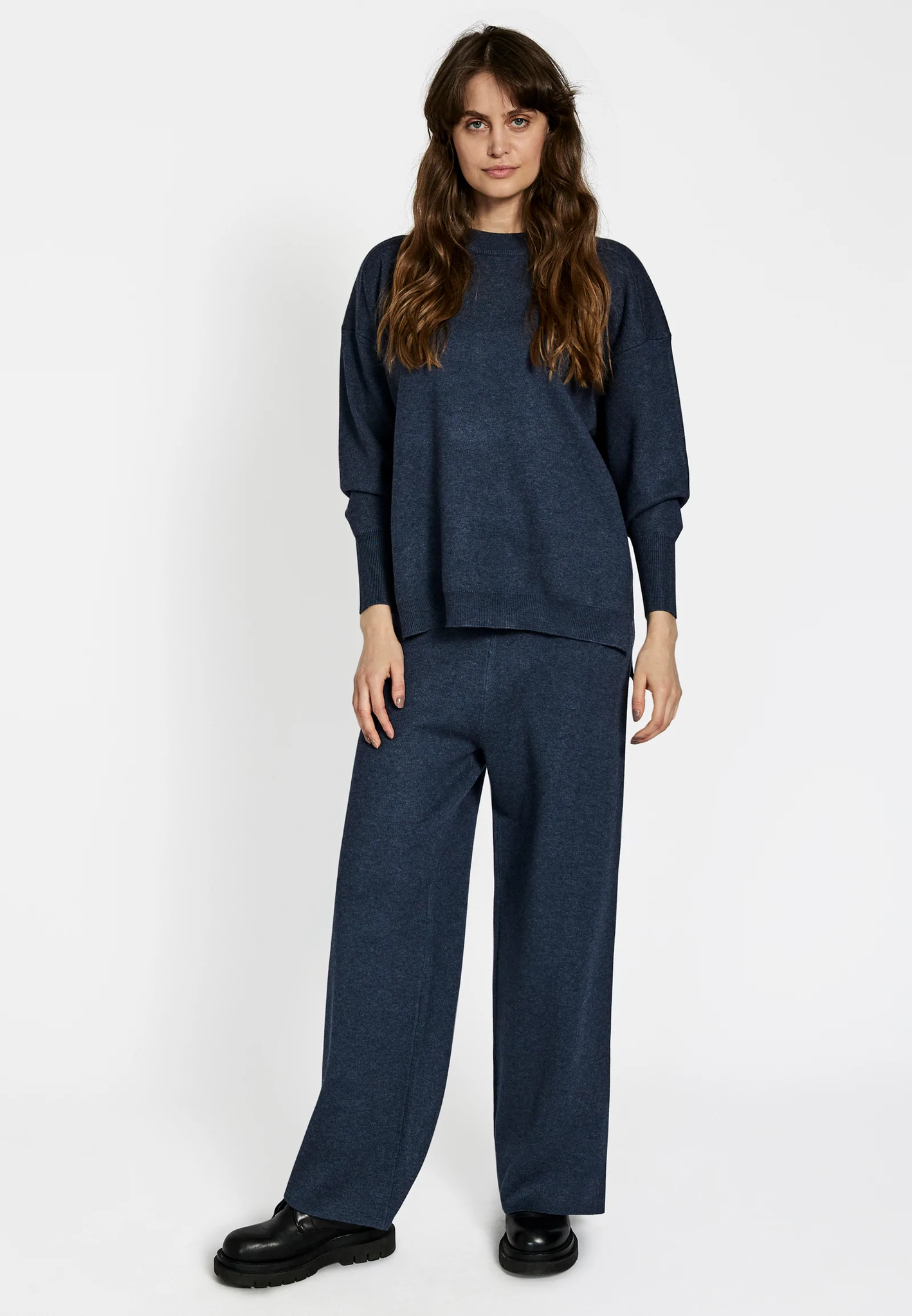 Als Pocket Knit Pants Dark Blue Norr