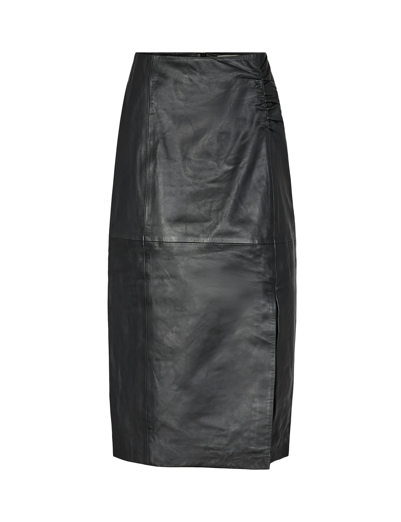 Globa Leather Skirt Black Levete Room