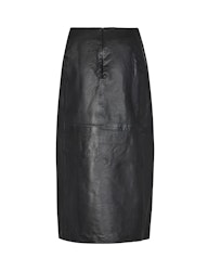Globa Leather Skirt Black Levete Room