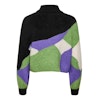 AlphaGZ Rollneck Black/Herb Multi Gestuz