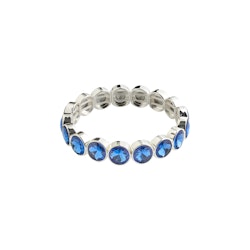 Callie Crystal Bracelet Blue/Silver Pilgrim