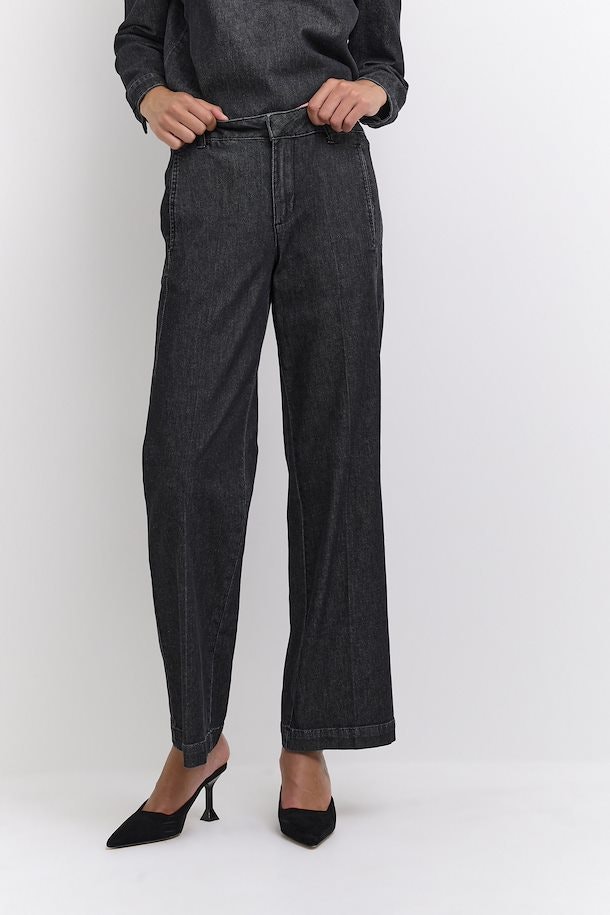 Lara Casual Pants Dark Grey My Essential Wardrobe