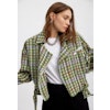 TashaGZ Short Jacket Multi Check Tweed Gestuz