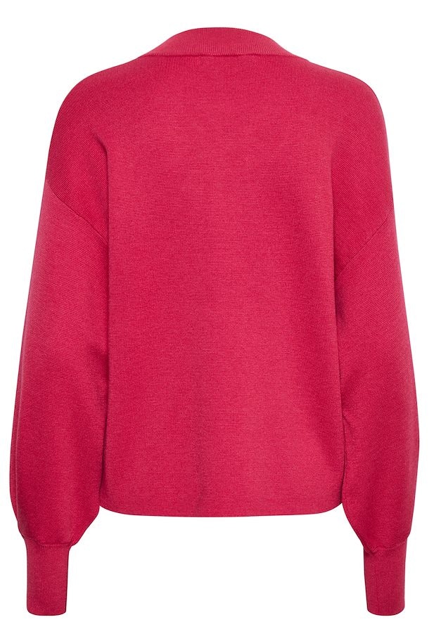 WanettaIW V-Neck Pullover Pink Love InWear