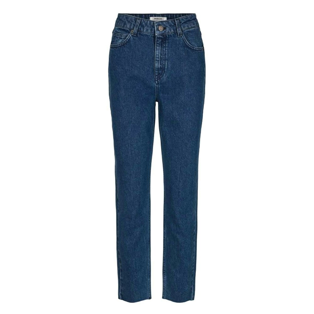 Crystal Mom Jeans Mid Blue Wash MSCH
