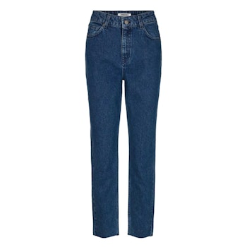 Crystal Mom Jeans Mid Blue Wash MSCH