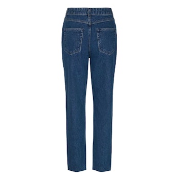 Crystal Mom Jeans Mid Blue Wash MSCH