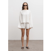 Noma Linen Shorts Off-White Ahlvar Gallery