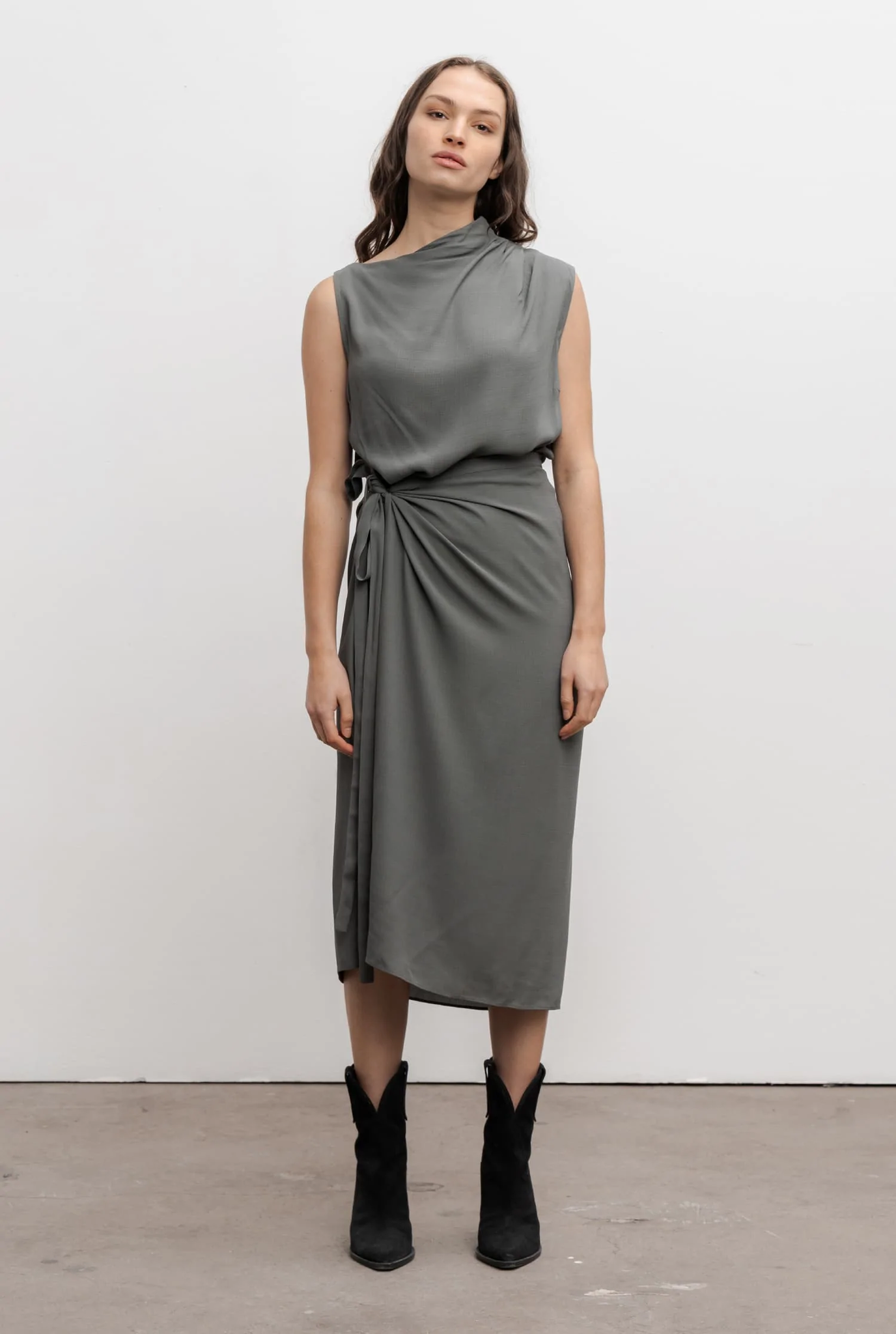 Telly Dress Military Green Ahlvar Gallery