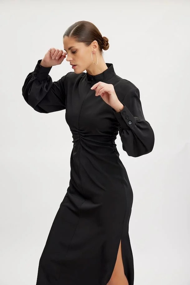 Roamlee Long Dress Black Gestuz