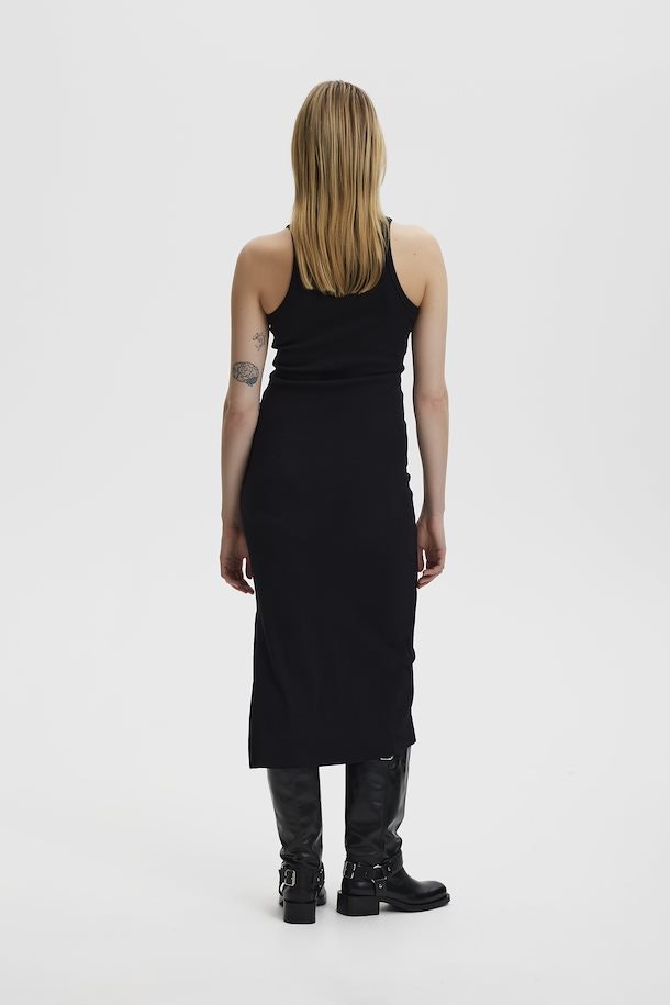 Drew sl Long Dress Black Gestuz