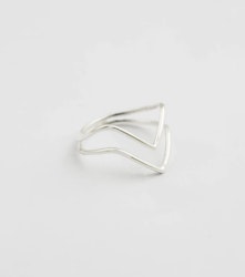 Tiny Arrow Ring Silver Syster P