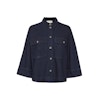 Lara Short Shirt Dark Blue My Essential Wardrobe