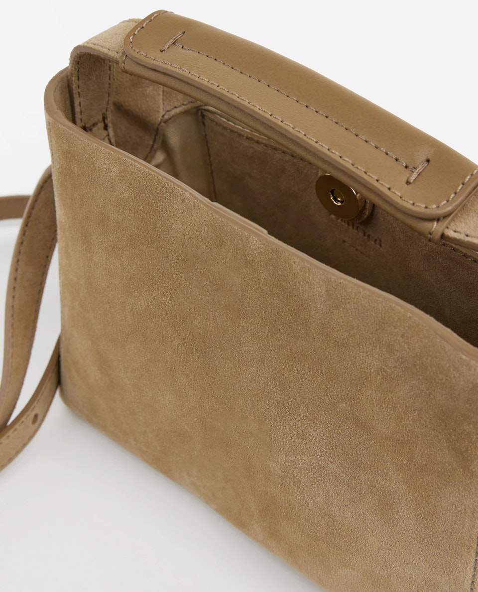 Hedda Mini Handbag Sand Suede Flattered