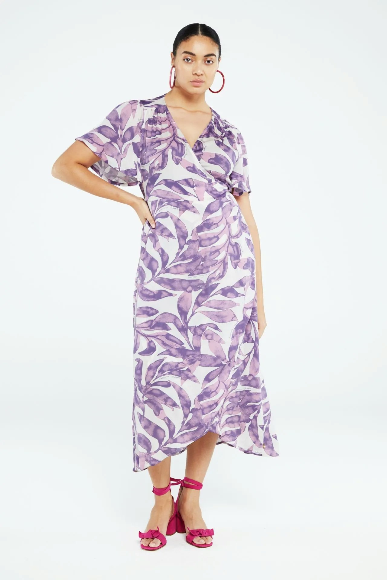 Archana Butterfly Dress Leaf Deluxe Fabienne Chapot