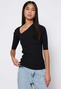 Sherry Knit Tee Black Norr