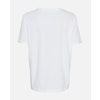 Terina Organic Small Logo Tee White/Alumin MSCH