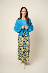 Rosille Skirt Blue Green Floral Gestuz