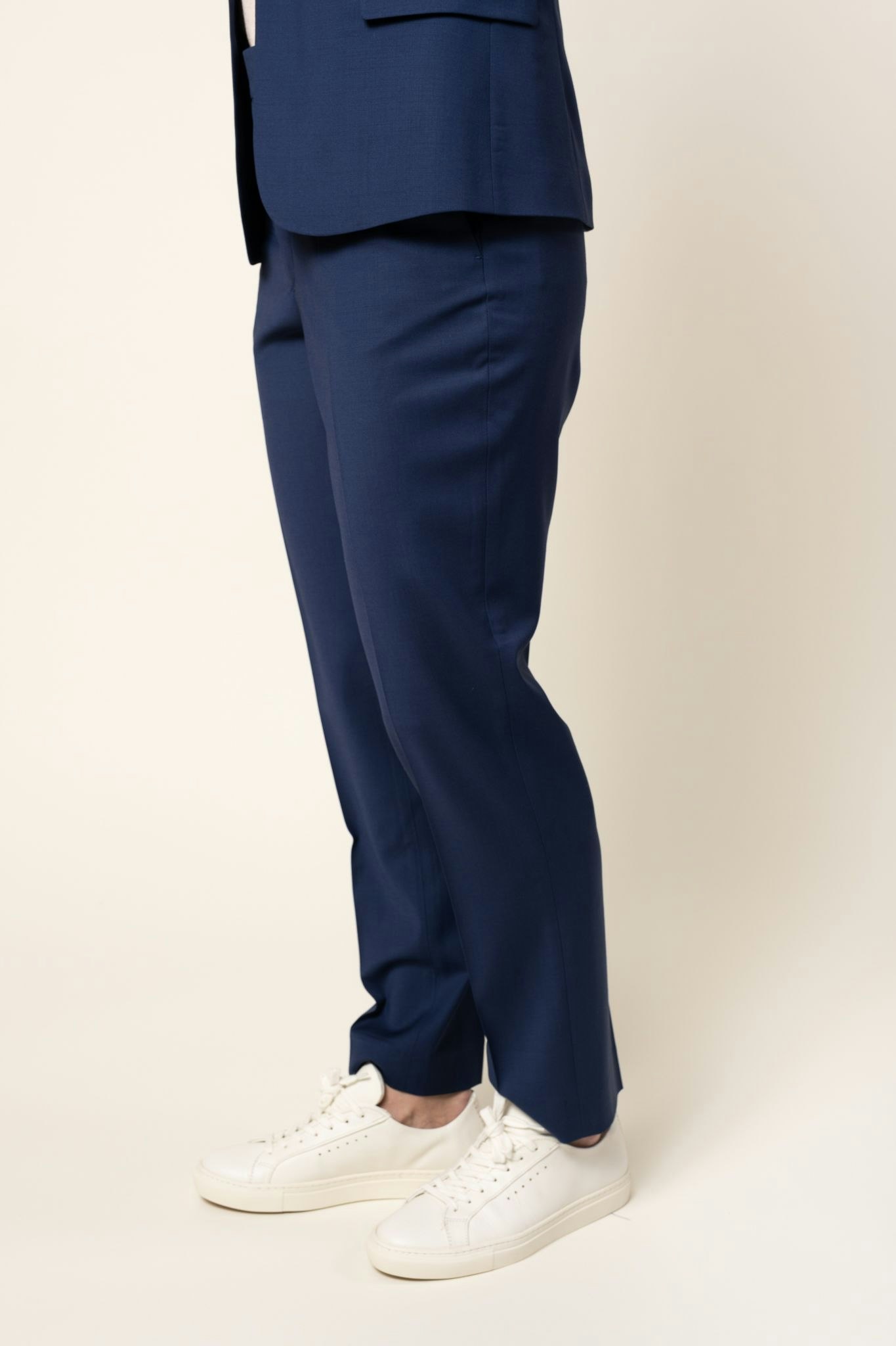 Emma Cropped Wool Trouser Ocean Blue Filippa K