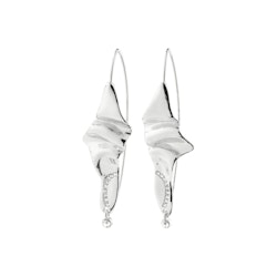 Learn Recycled Crystal Earrings Silver Pilgrim